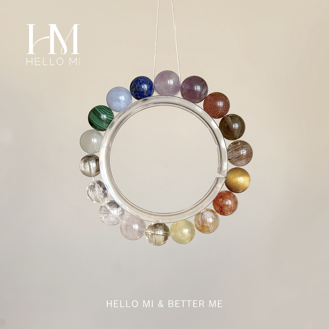 【多多益善】白水晶黄水晶多宝水晶手串