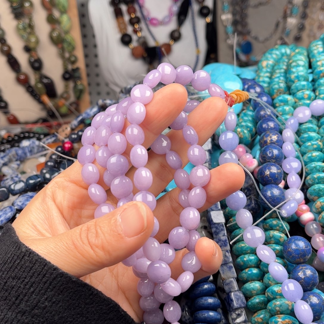 石英质玉未镶嵌珠宝奇石卡10 紫