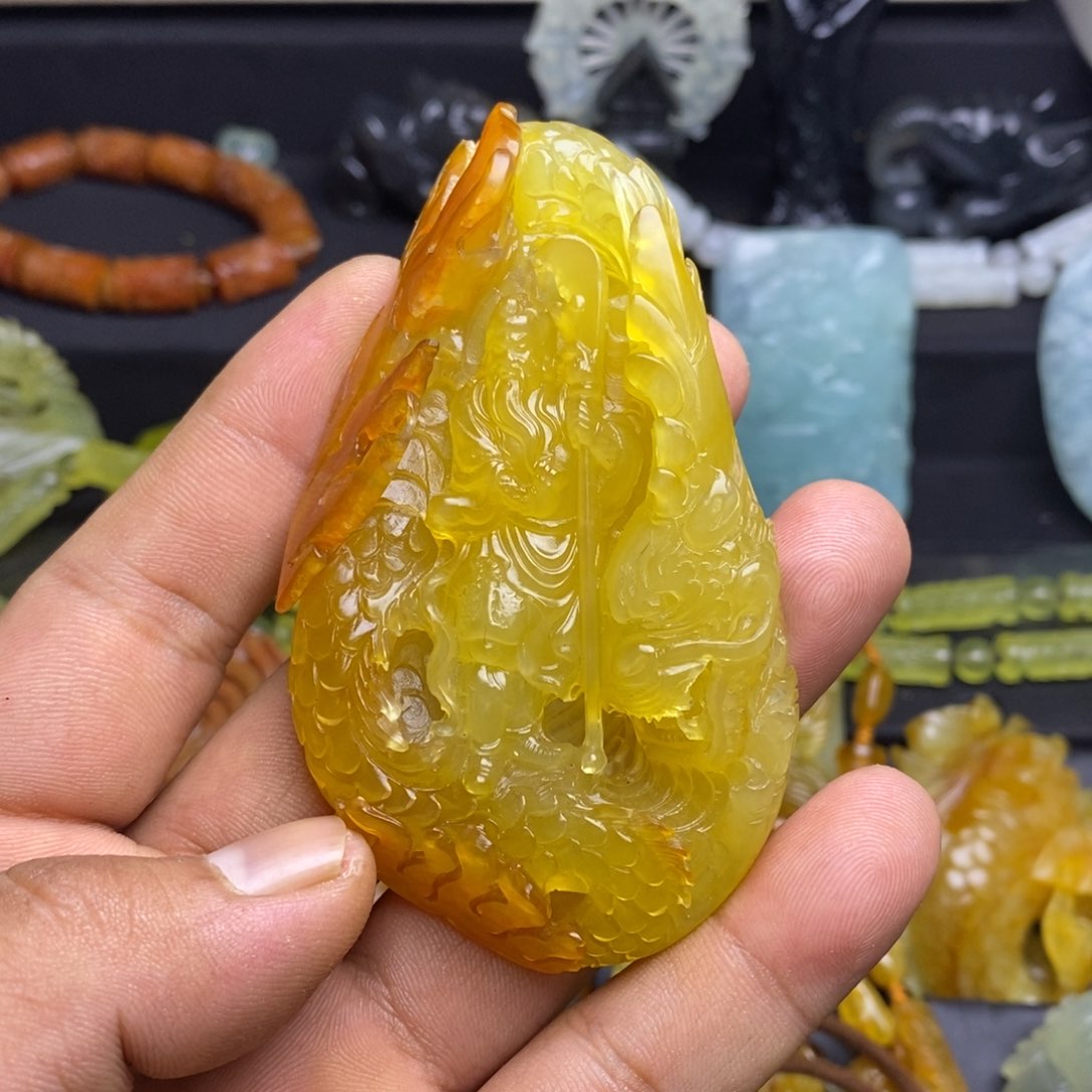 蛇纹石玉颈饰未镶嵌土***号