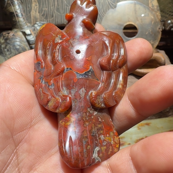 风***起和田玉（糖玉）未镶嵌颈饰