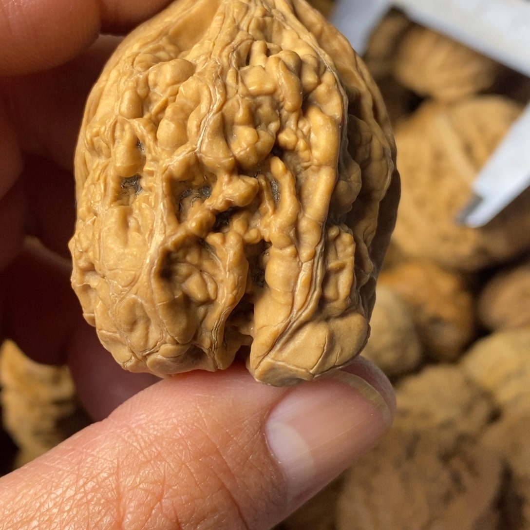 日***山文玩核桃吊坠文玩