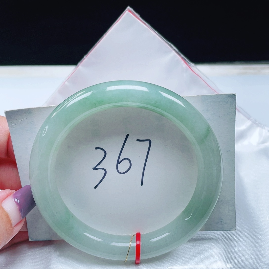 翡翠未镶嵌手镯（圆镯）缅甸翡翠57