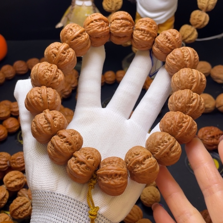 5***6文玩核桃手串磨盘