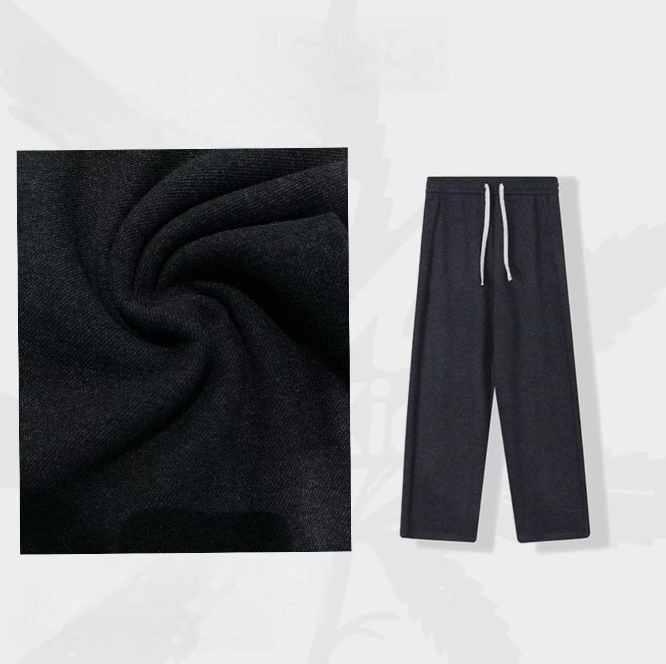 【羊绒一体裤】高货优质羊绒重磅加绒加厚显瘦直筒裤百搭时尚休闲