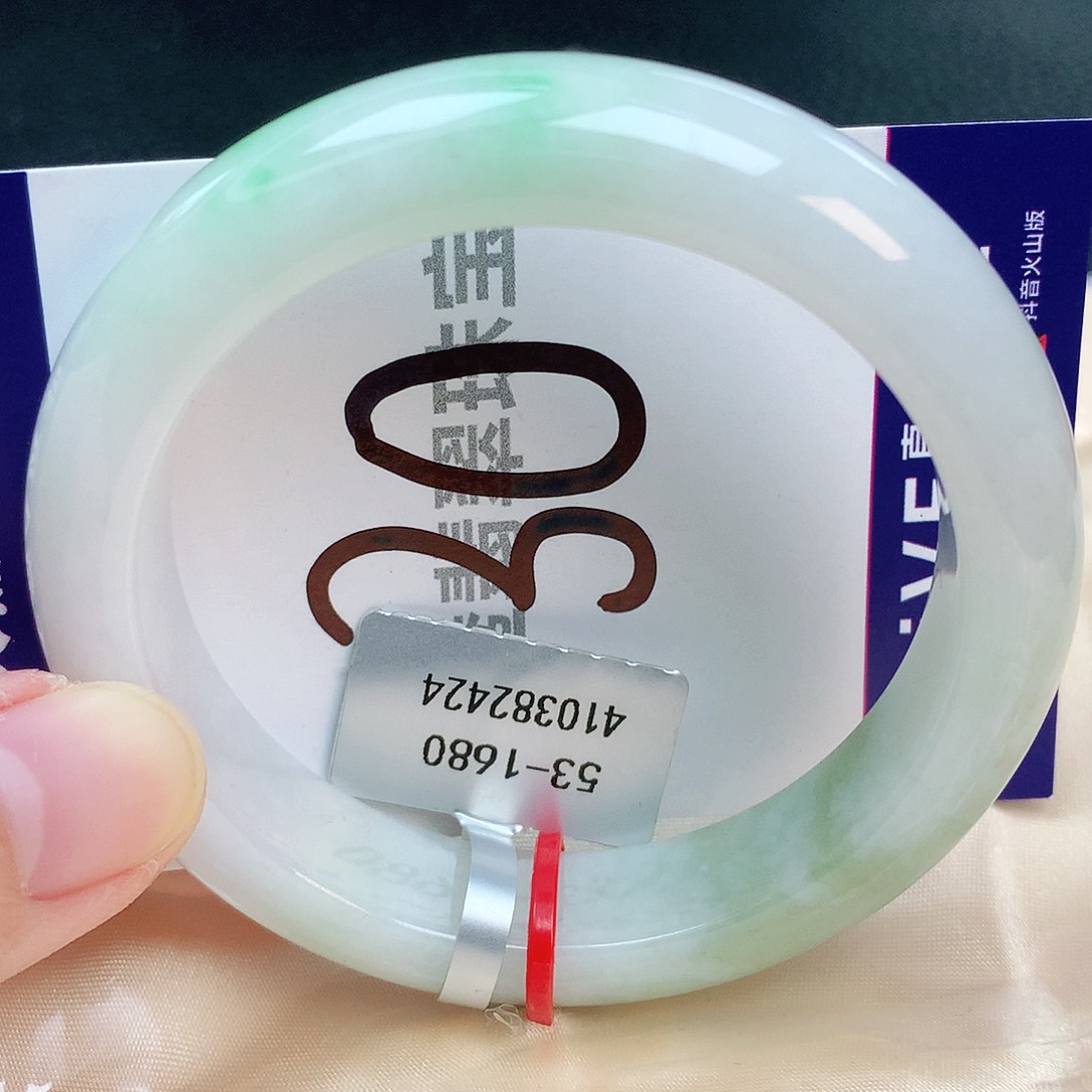 翡翠手镯未镶嵌缅甸天然A货翡翠53