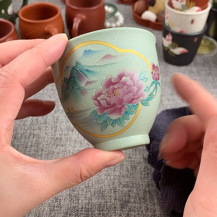 紫砂茶杯高端主人杯