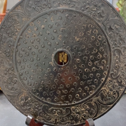 白玉菩提吊坠摆件