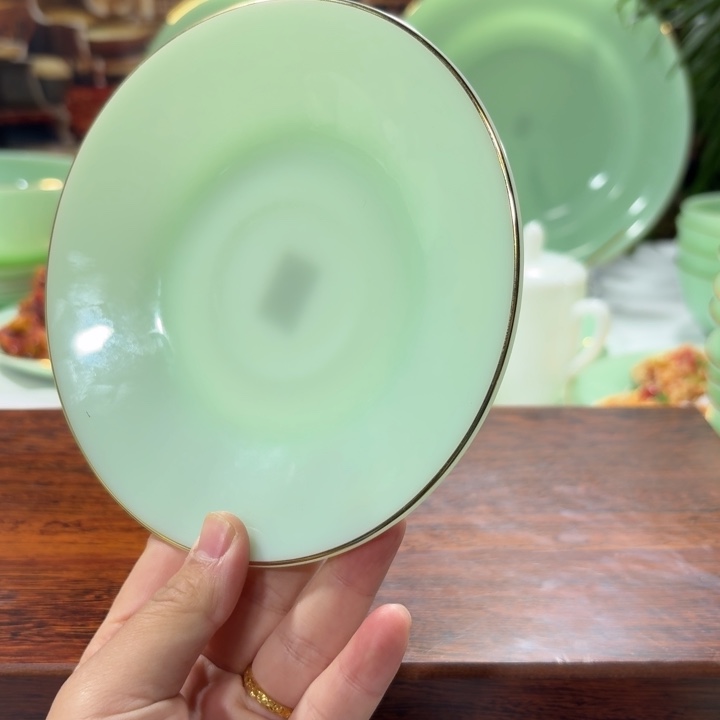 景德镇高端玉瓷套装碗盘单品