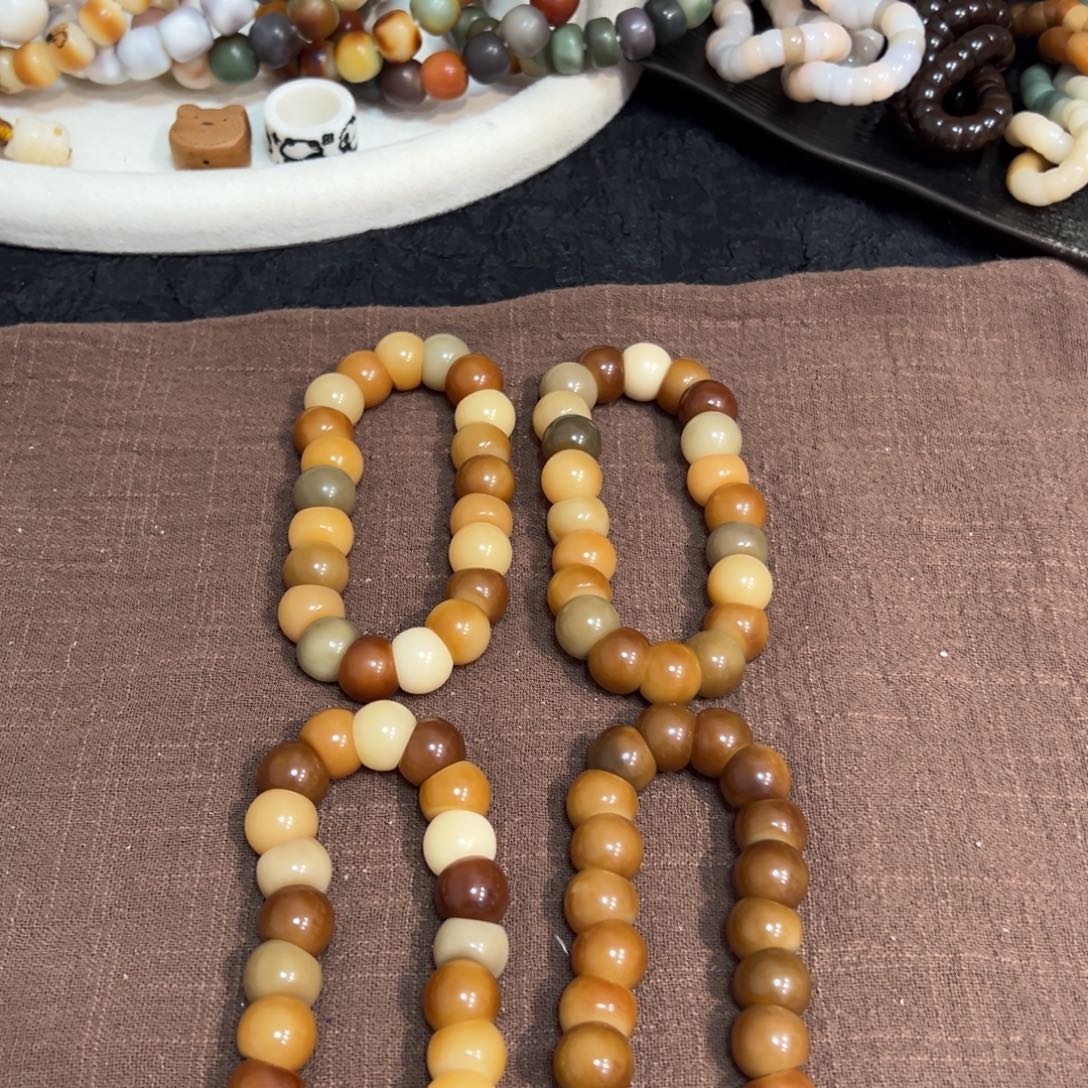 菩提根/象牙果吊坠原色大肠15微瑕