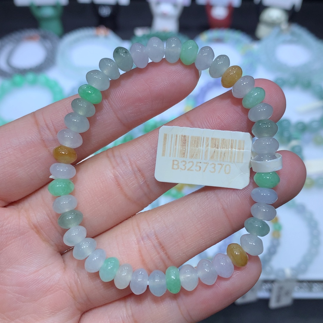 翡翠未镶嵌手串天然