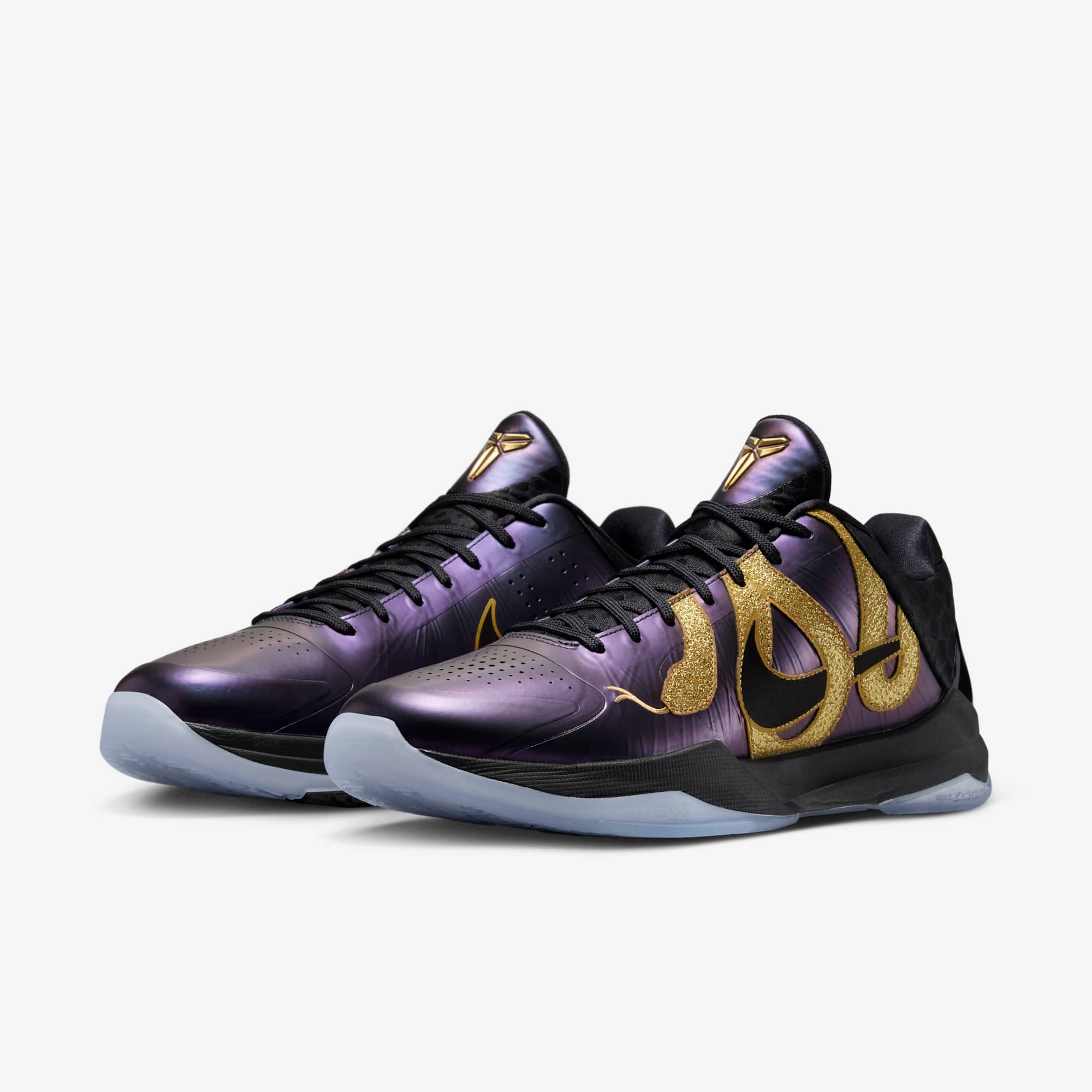 Nike Kobe 5 Protro科比5蛇年限定黑紫金篮球鞋IB4481-500
