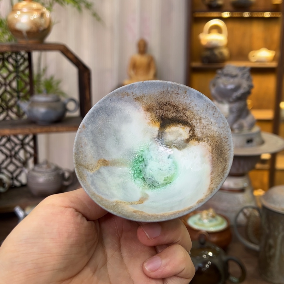 不染柴烧精品主人杯