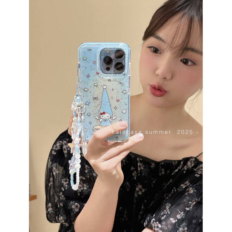 少女心亮片星星kitty猫适用苹果16promax手机壳iPhone15新款14pro