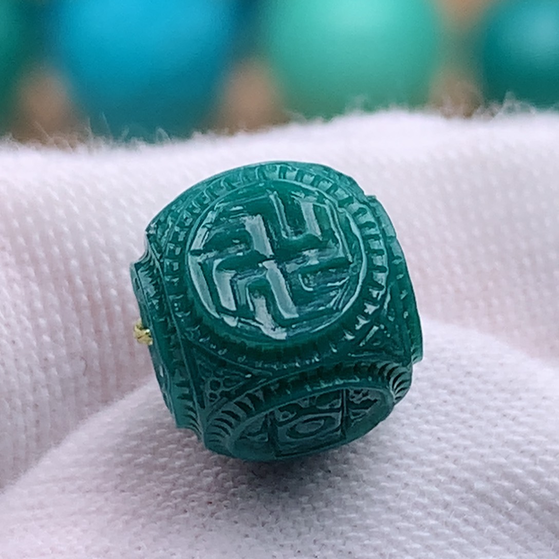 未镶嵌绿松石珠宝奇石