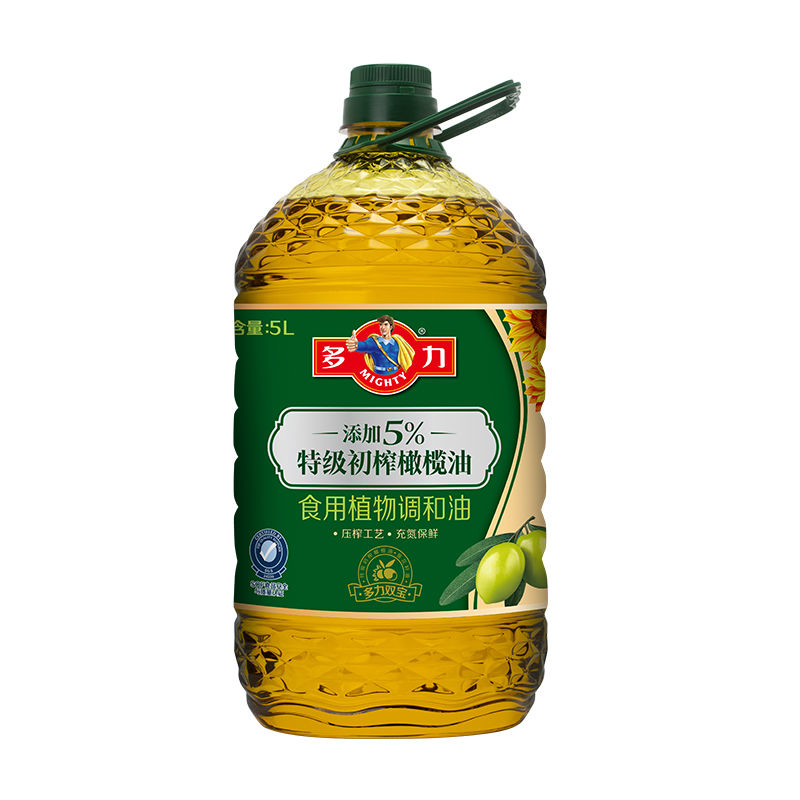 多力双宝食用植物调和油（5%）5L
