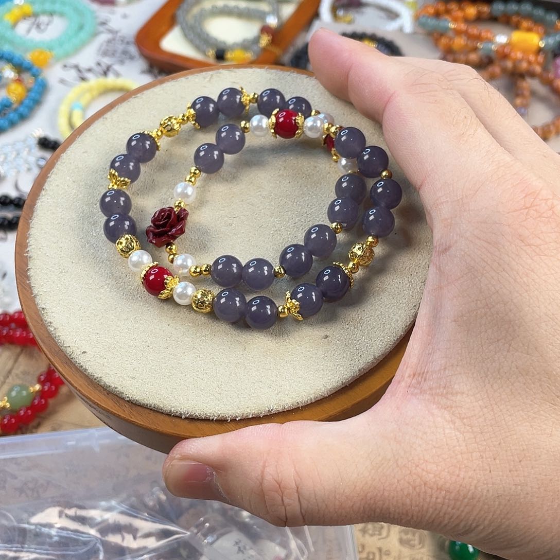 和田玉手饰银S925镀金镶嵌