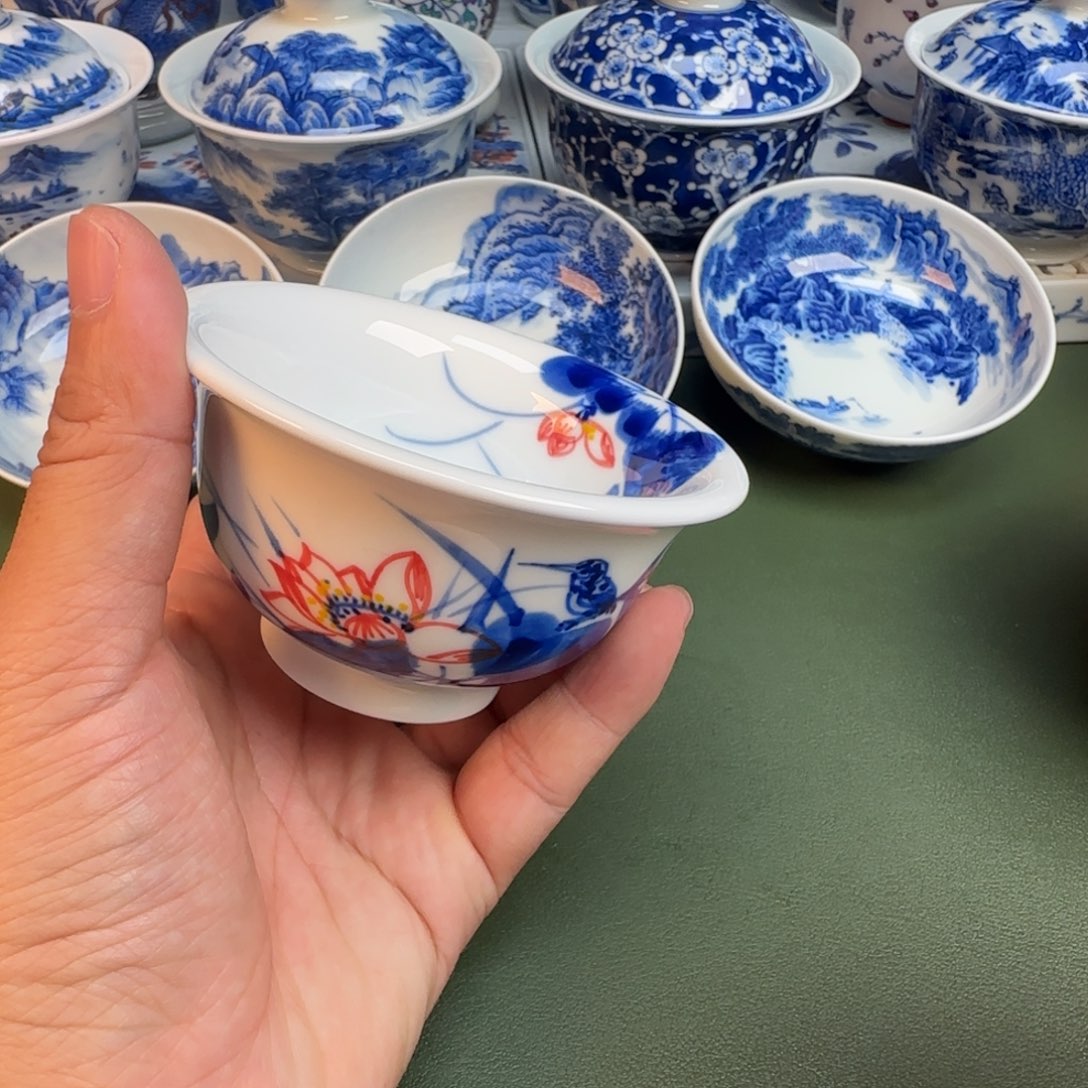 陶纯手工纯手绘茶具210