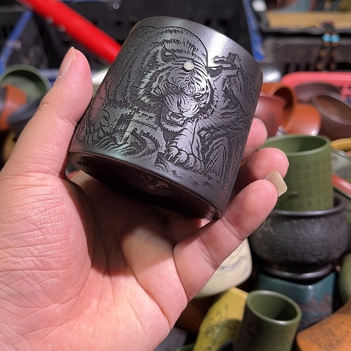 茶杯紫砂全手工紫砂主人杯