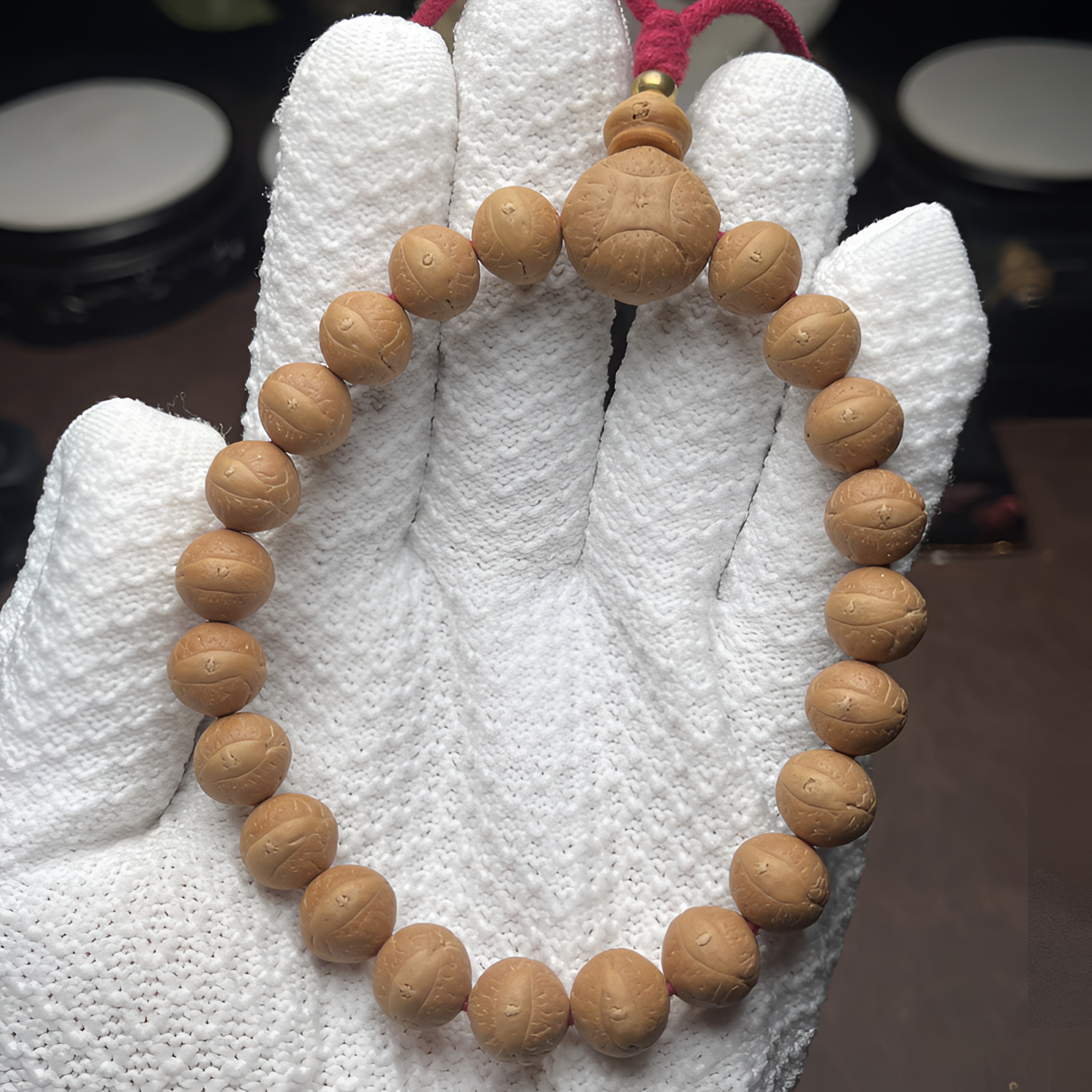 尼泊尔凤眼菩提11天花板手串毕业，文玩好物