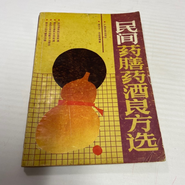 民间药膳药酒良方选 1991年版 广西民族出版 中A24