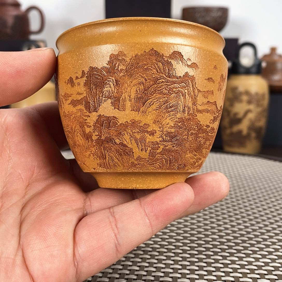 紫砂茶杯宜兴紫砂艺术