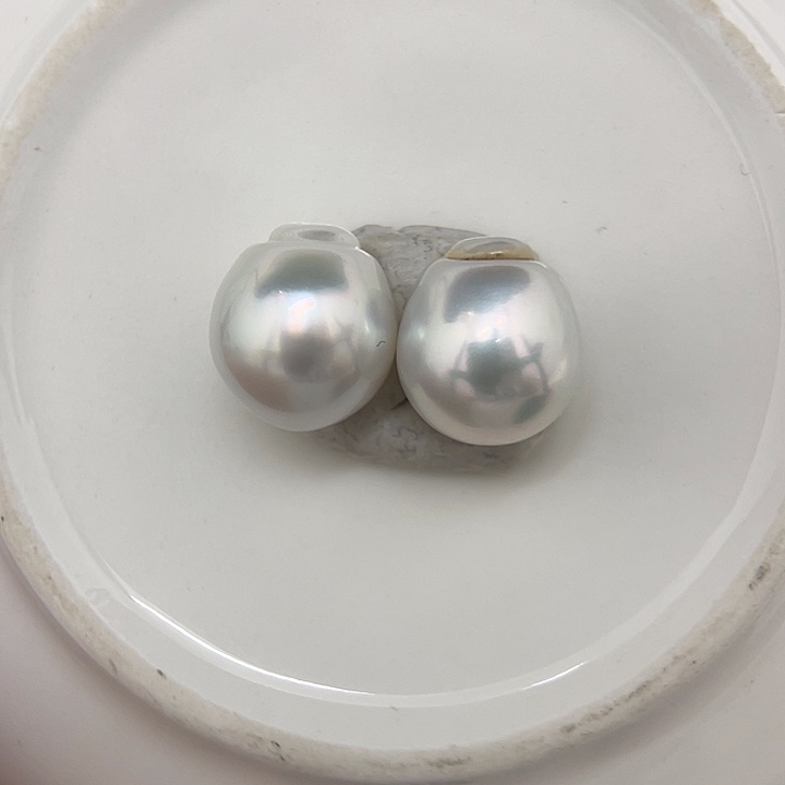 海水珍珠颈饰未镶嵌12.3 澳白 冷粉 