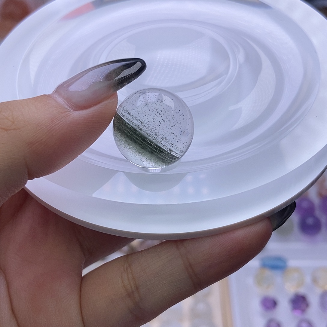 可***打手链水晶银S925镶嵌打孔不退换
