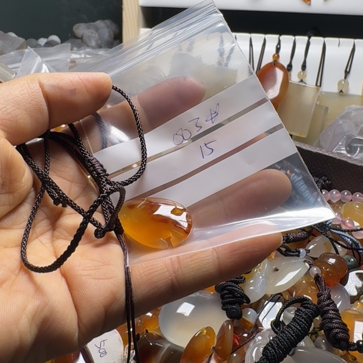 心***0玛瑙/玉髓未镶嵌手链003