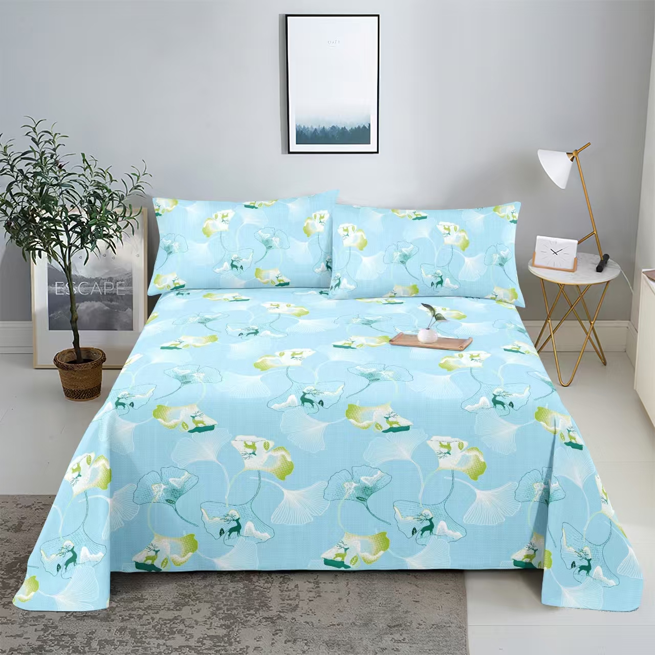 新款亲肤柔软舒适双人床单不起球不缩水耐磨舒适居家宿舍