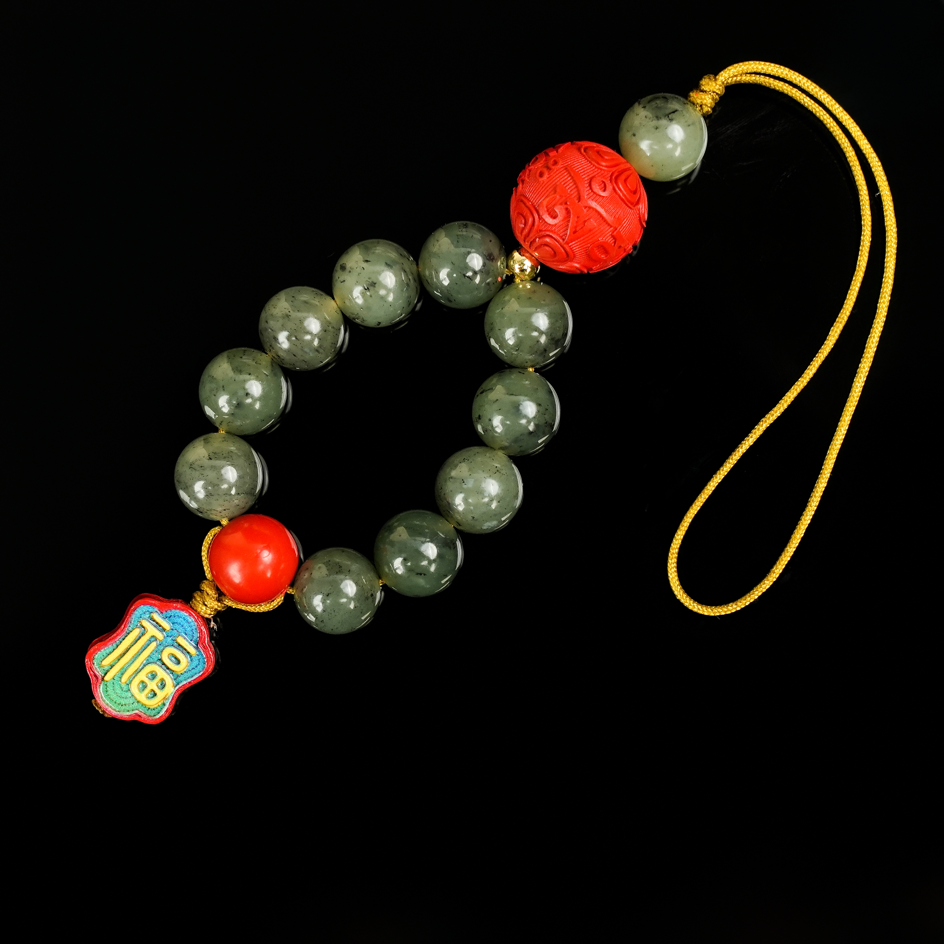 预售---新疆和田玉手机挂件多样发发一件