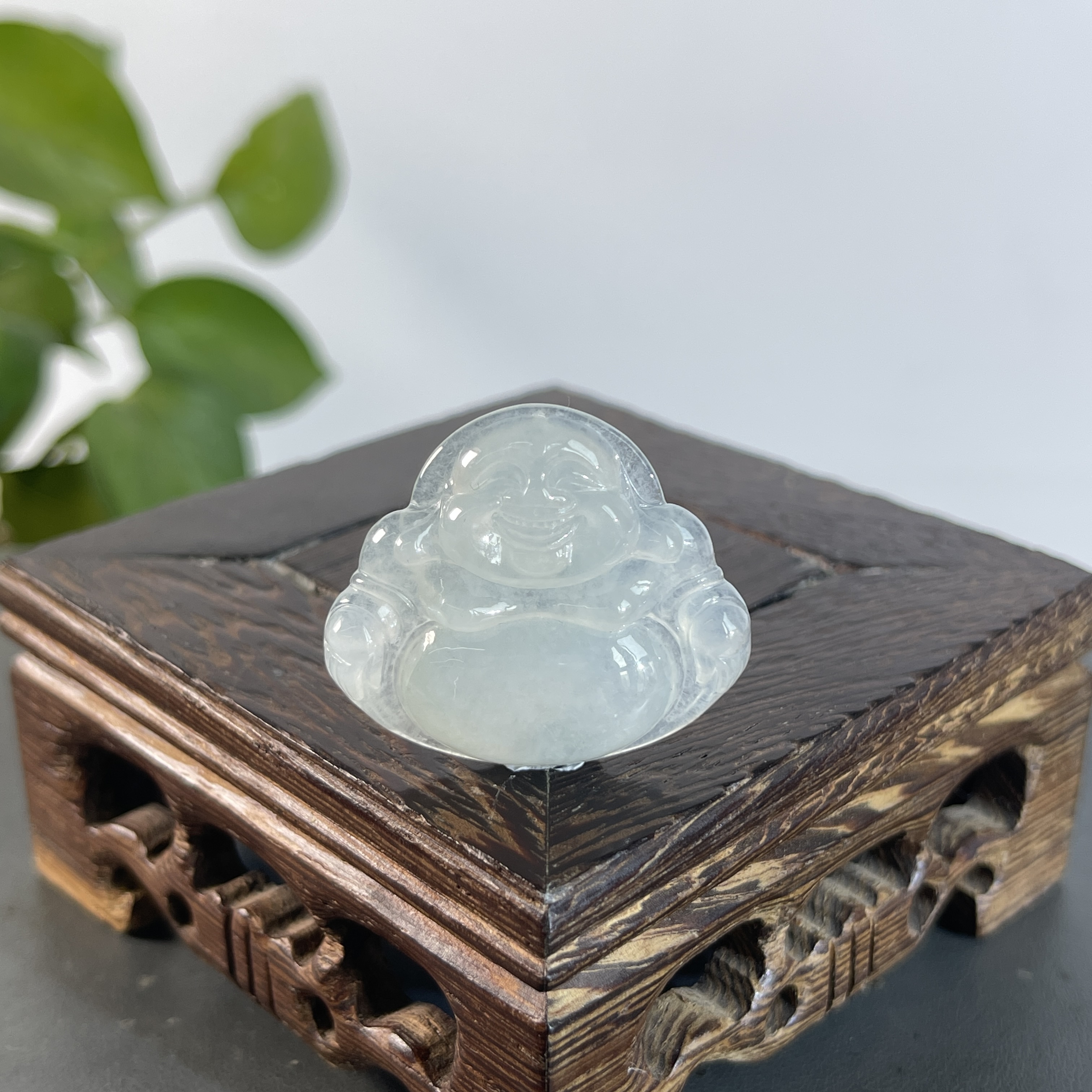 JXW27-58  天然翡翠缅甸A货 佛公