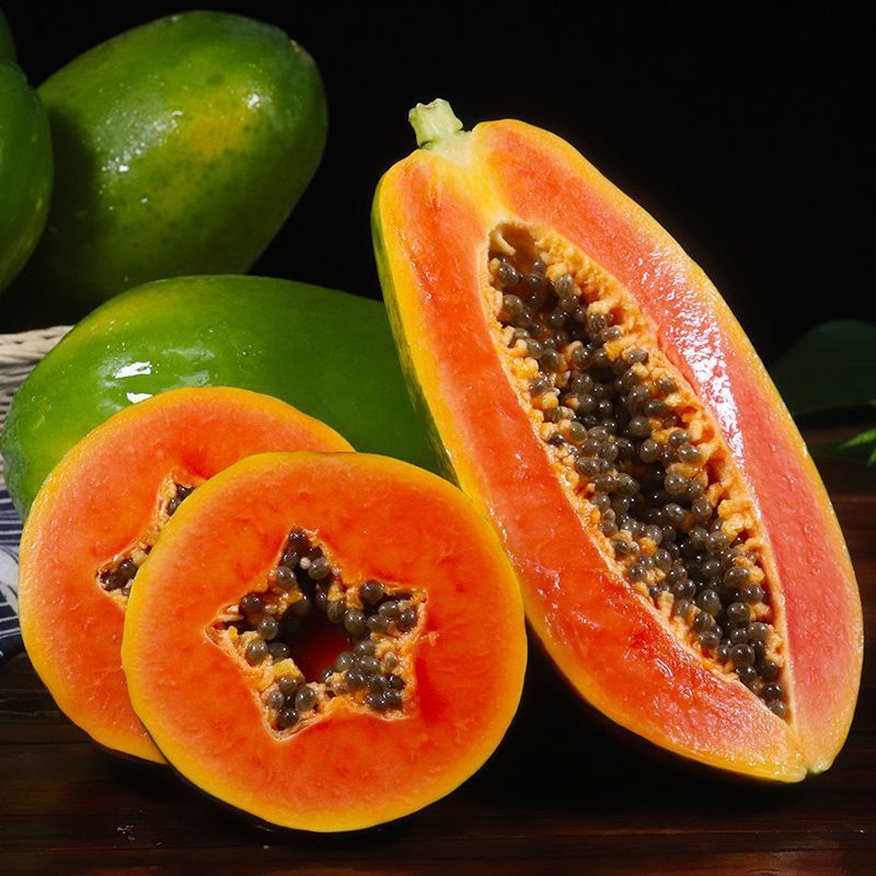 【书记甄选】广西红心牛奶木瓜整箱5斤/8斤新鲜当季多汁软糯香甜