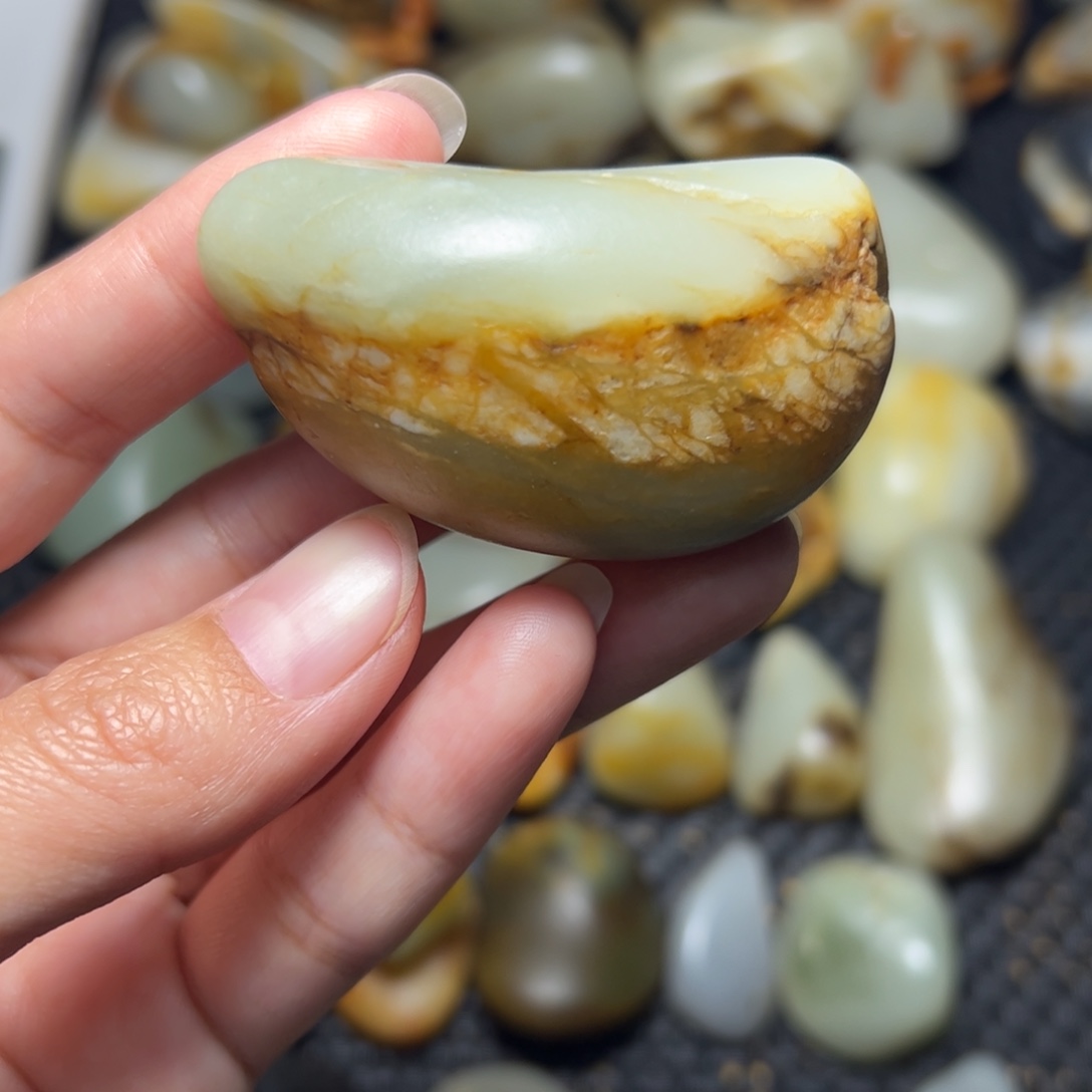 和田玉未镶嵌挂件7