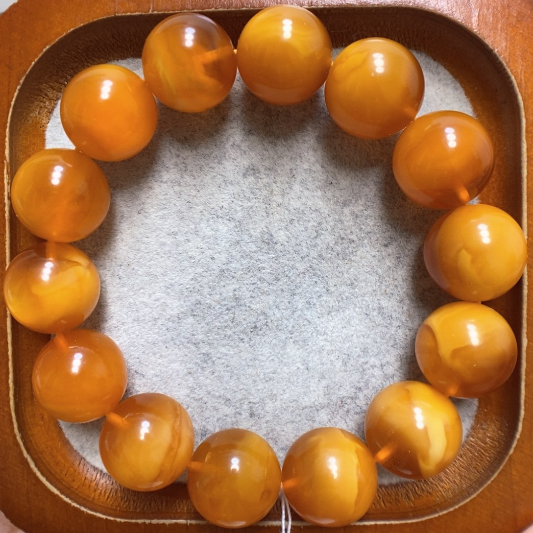 蜜蜡手串未镶嵌蜜蜡手串