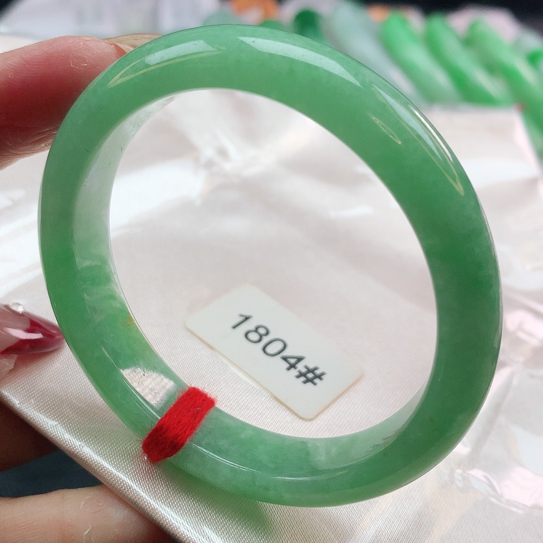 翡翠手镯未镶嵌1804贵妃53