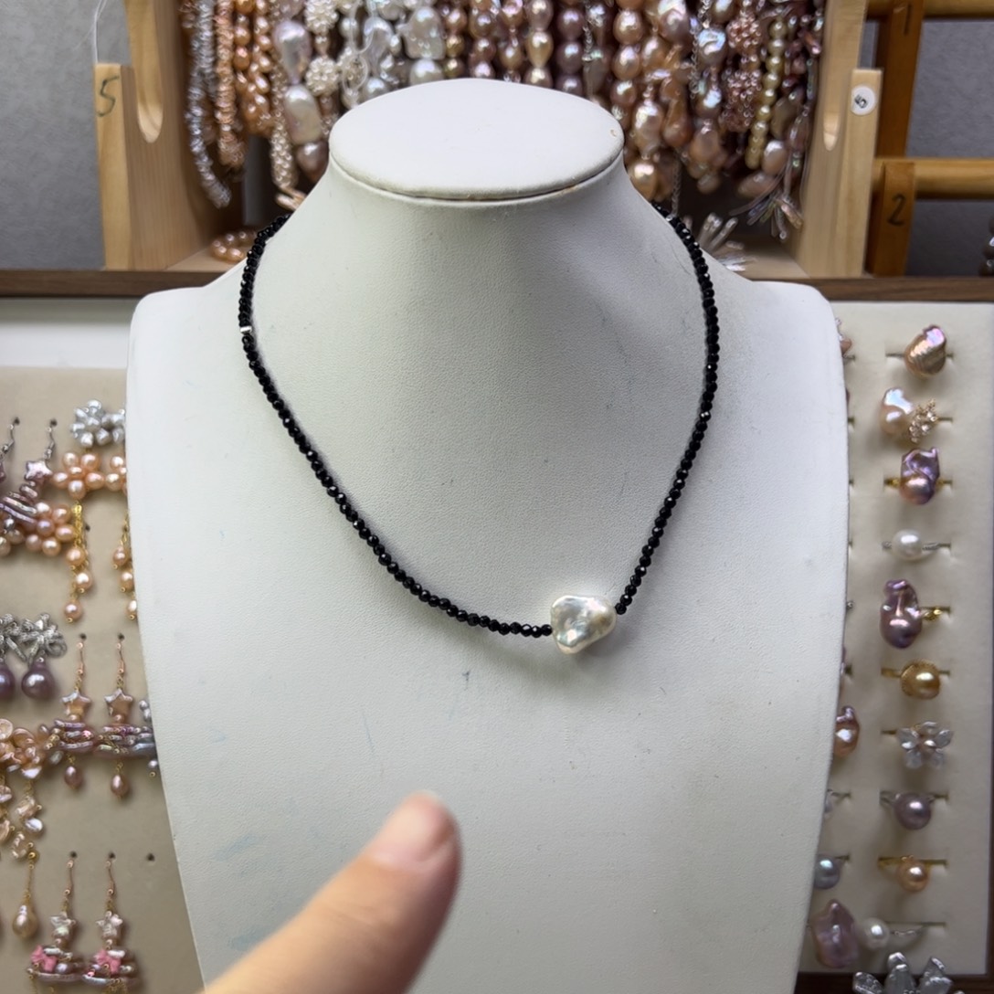 淡水珍珠手绳合金