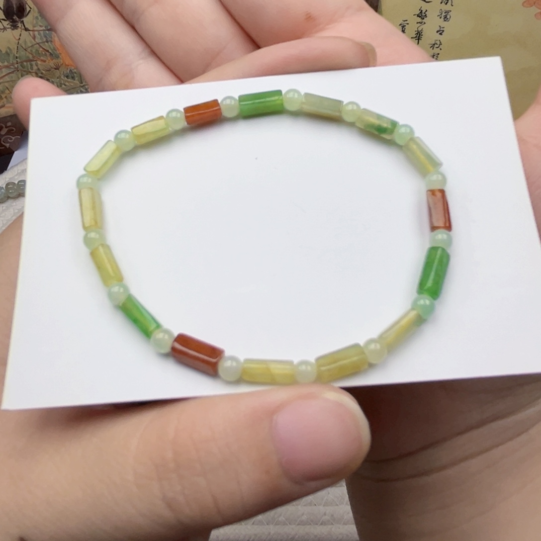 未镶嵌手链翡翠翡翠