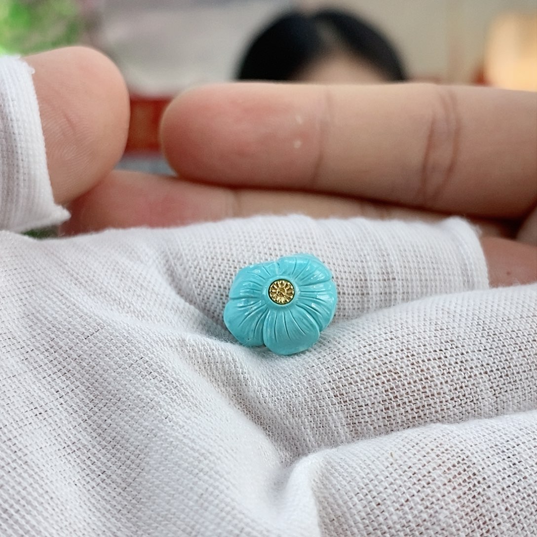 绿松石珠宝奇石未镶嵌