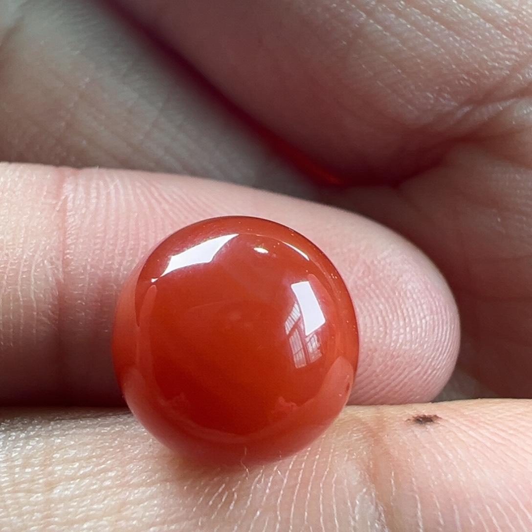南红玛瑙圆珠11.3未镶嵌