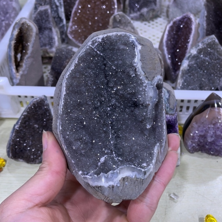 紫晶水晶软糖未镶嵌