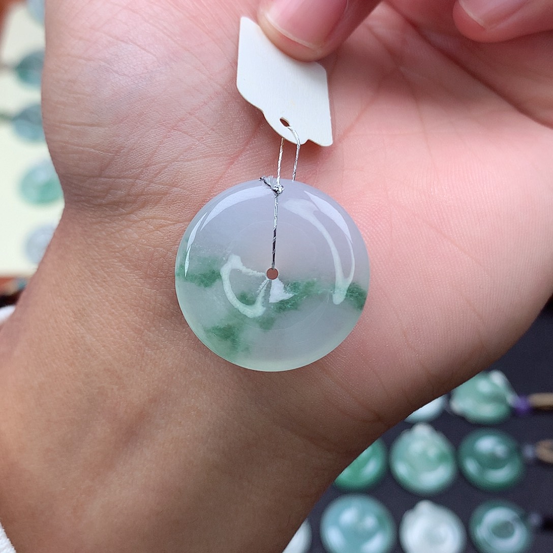 颈饰未镶嵌翡翠12 尺寸25.2-4.8