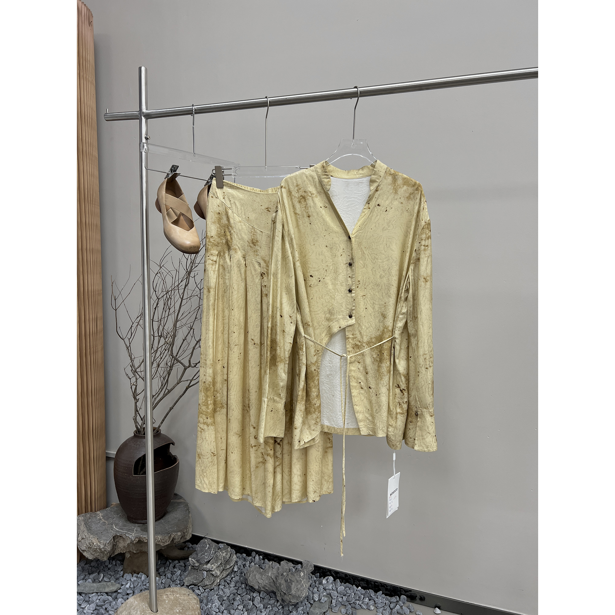 鎏金黄国风套装Z266（清）