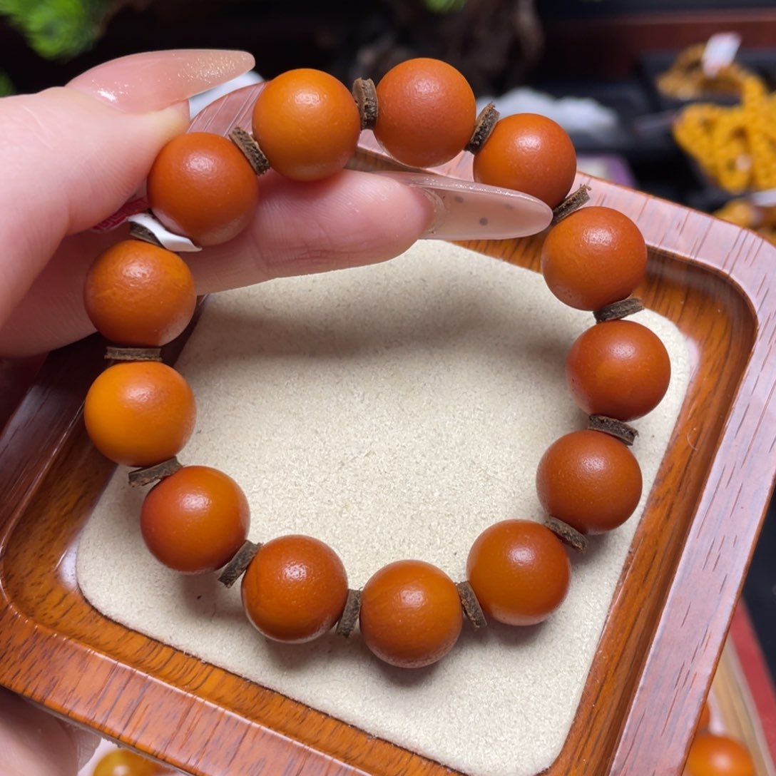 蜜蜡手链未镶嵌手串