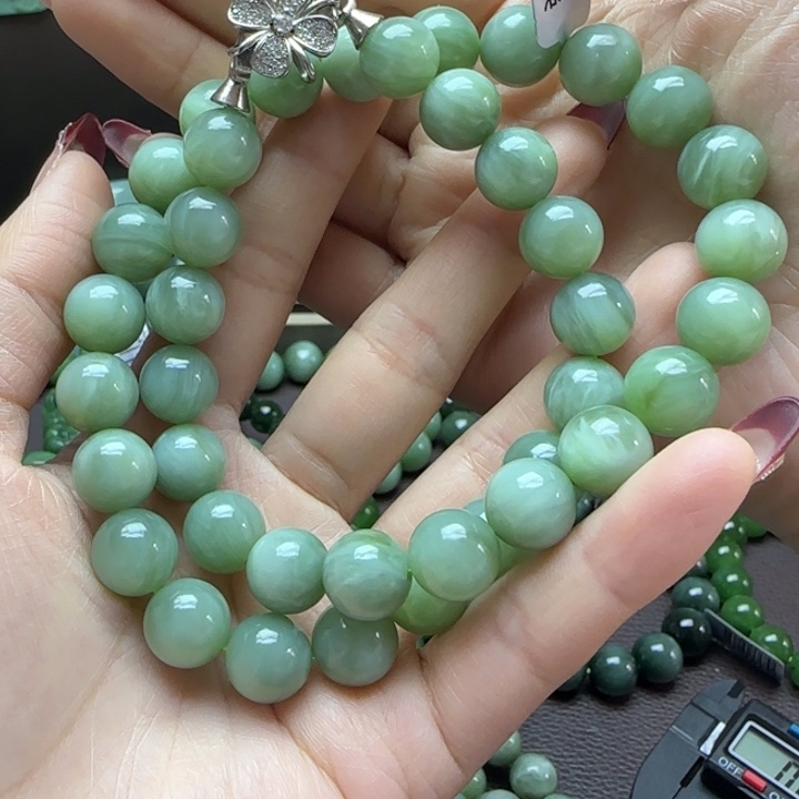 和田玉（碧玉）项链未镶嵌