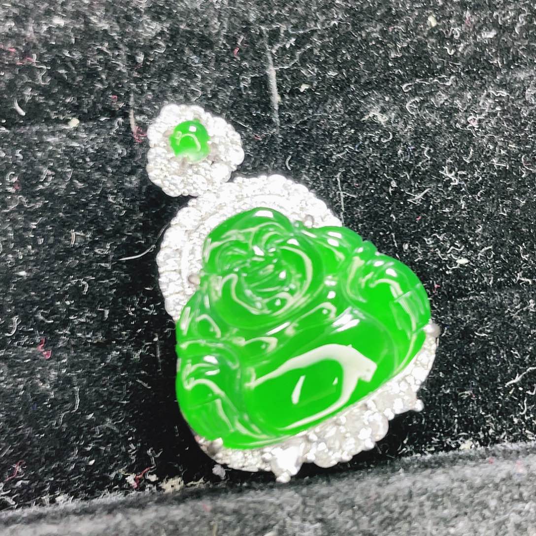 翡翠未镶嵌颈饰630