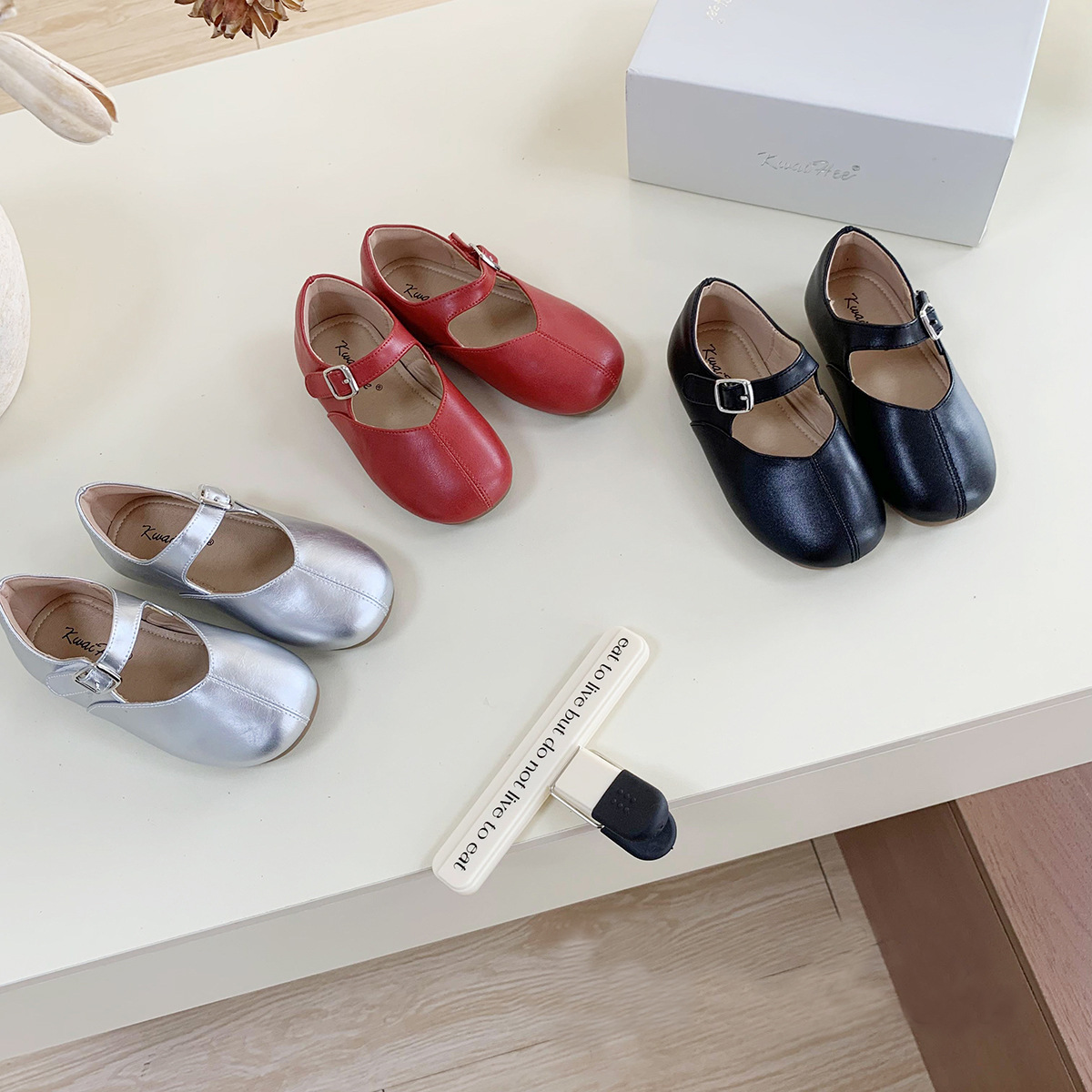 k25387韩系女童春秋新款圆头平底单鞋女童软底洋气百搭玛丽珍潮