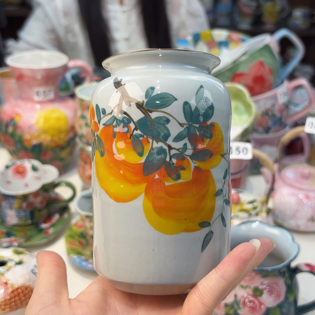 瓷片景德镇手绘高温釉下彩陶瓷茶具