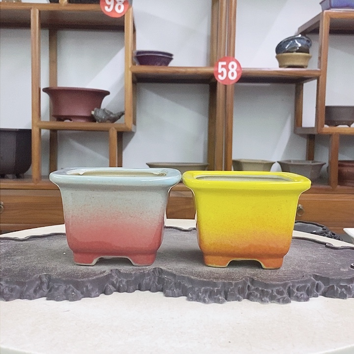 紫砂花盆瑕疵7.5-11。。。。
