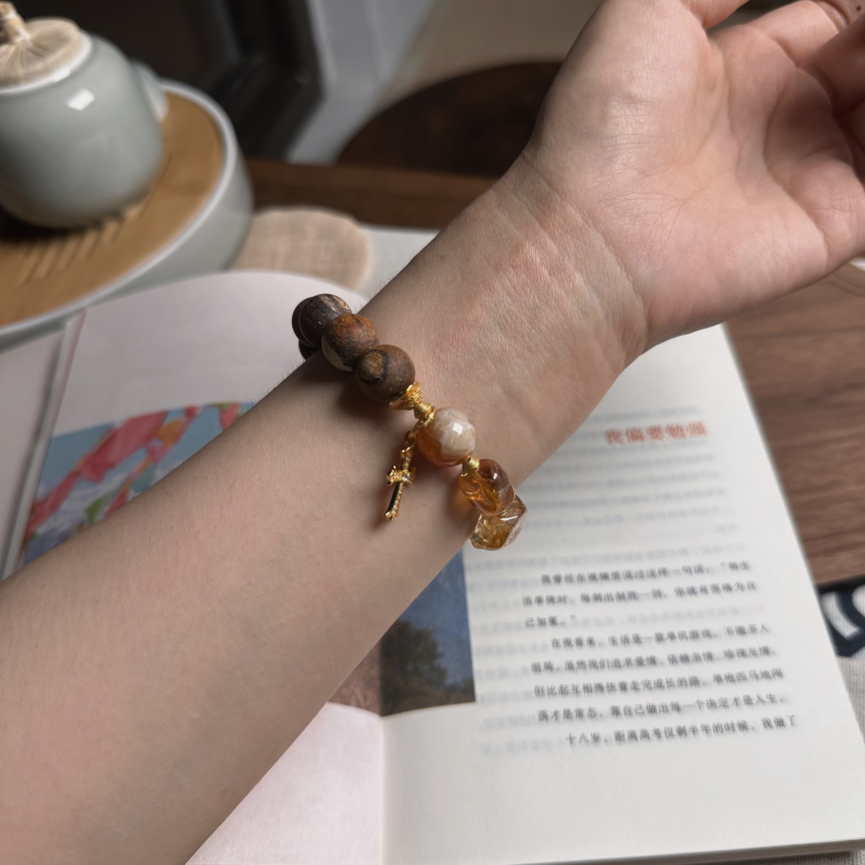非金属木质手链 藏风 侘寂风 新中式 原创手链（701~800）