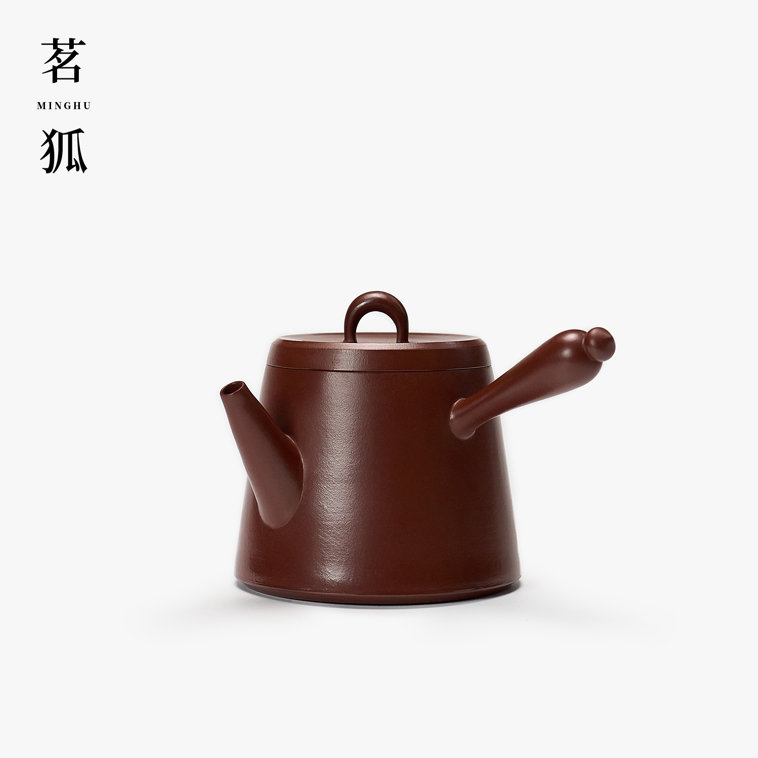 【刘金城·称心如意】紫泥潮州手拉壶 全手工潮汕创新意紫砂福容侧把